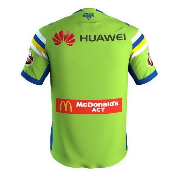 Camiseta Rugby Canberra Raiders Primera 2018 Verde